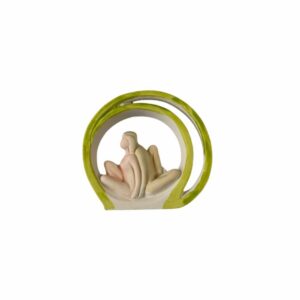 Magnete Abbraccio Coppia cipria e verde – Produzione Made in Italy