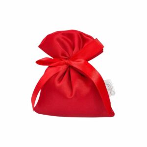 Sacchetto portaconfetti artigianale Raso Rosso – Produzione Made in Italy